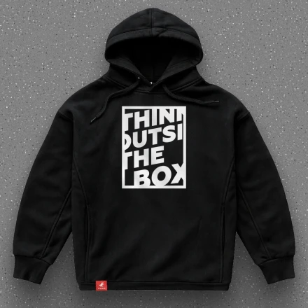 Худі дизайнера «Think outside the box», міркуй ширше