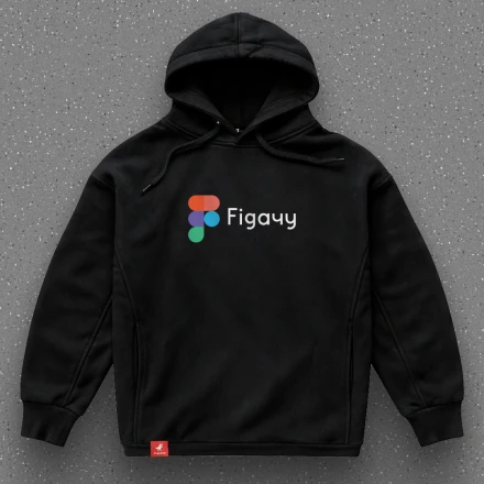Чорна худи «Figaчу», для працьовитих