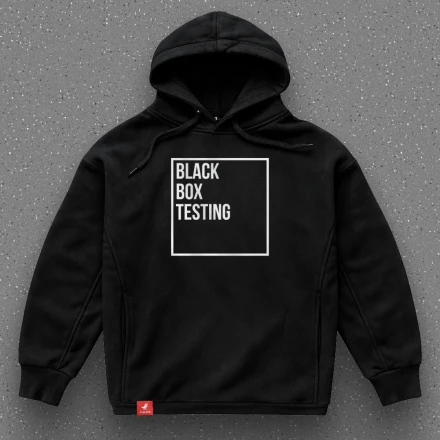 Худі тестувальника «Black box testing», стратегія Чорної Скриньки