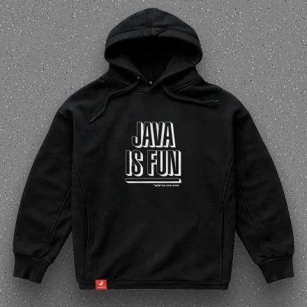 Худі програміста «Java is fun*», для тих, хто так не думає