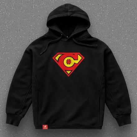 Худі програміста «Super C#», супер C-sharp прогер