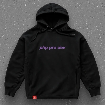 Худі програміста «PHP PRO DEV», для тих, хто досягнув останнього рівня