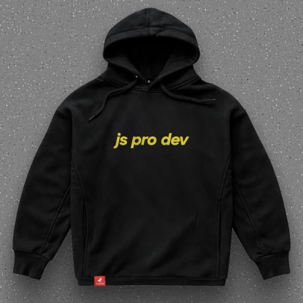 Худі програміста «JS PRO DEV», для тих, хто дебажить у снах