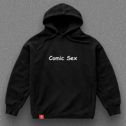 Худі дизайнера «Comic Sex», коли догрався зі шрифтами