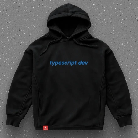 Худи программиста «TypeScript Dev», для типичных профи