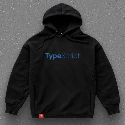 Худі програміста «TypeScript», коли типізація — це стиль життя