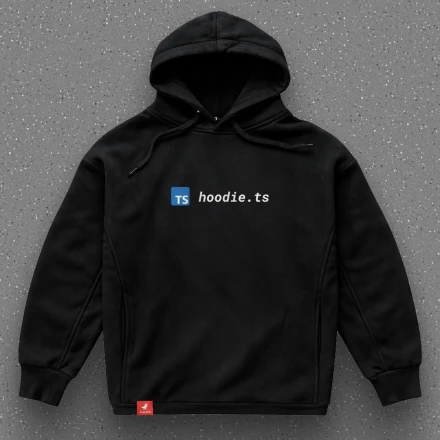 Худі програміста «Hoodie.ts», для TypeScript девів