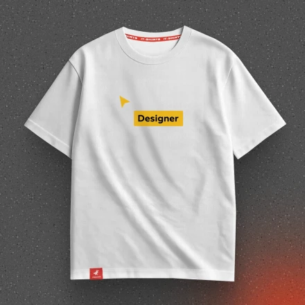 Футболка дизайнера «Designer», у стилі курсора Figma