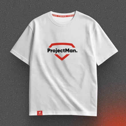 Футболка PM'а «ProjectMan.», для проєктного супергероя