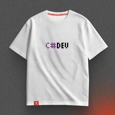 Футболка програміста «C# DEV», для C sharp розробників