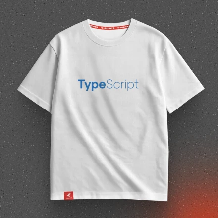Футболка програміста «TypeScript», коли типізація — це стиль життя