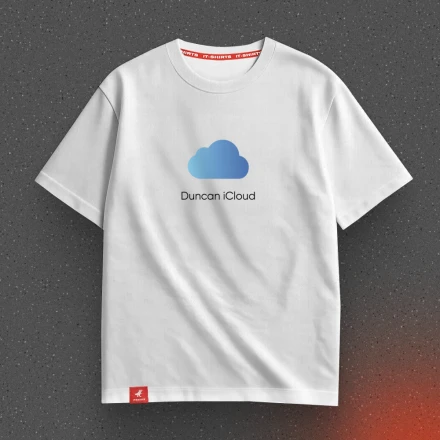 Футболка айтішника «Duncan iCloud», для яблучних фанів