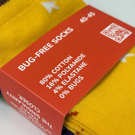 BUG-FREE SOCKS set for IT professionals, three pairs of socks 10