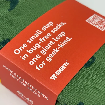 BUG-FREE SOCKS set for IT professionals, three pairs of socks 11
