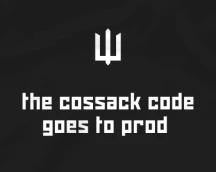 Hoodie for developers «The Cossack code goes to prod», with a sign of Ukraine