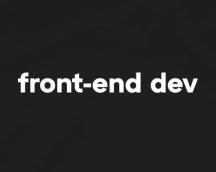 Hoodie for developers «Front-End Dev», for coders