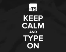 Hoodie for developers «Keep Calm and Type On», for those who stay strong in type wars