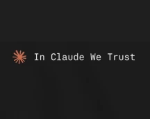 Hoodie for IT professionals «In Claude We Trust», a modern-day religion